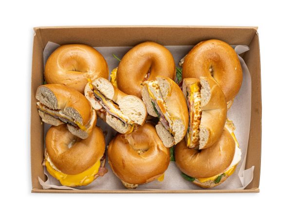 Bacon + Egg Breaky Bagels