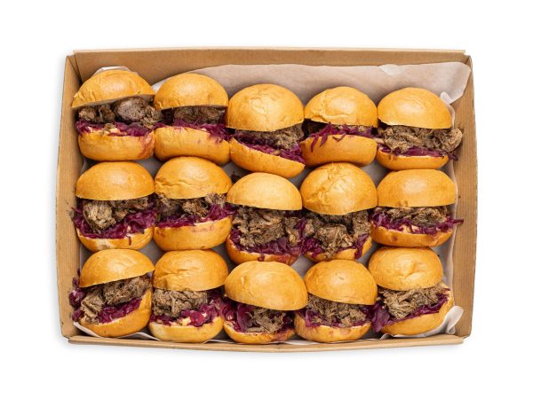 Pulled Beef Brisket Sliders